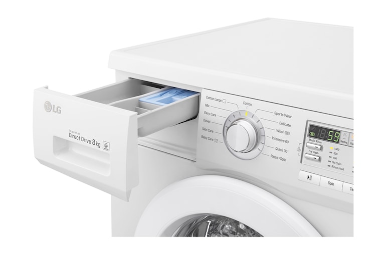 LG Πλυντήριο ρούχων 6 Motion Direct Drive, 8 κιλά χωρητικότητα, 1400 στροφές, FH4B8TDA, thumbnail 8